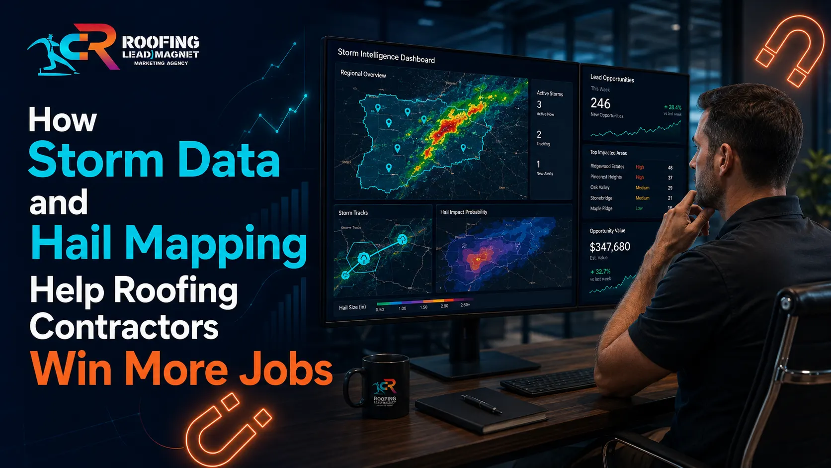 How Storm Data and Hail Mapping Help Roofing Contractors Win More Jobs